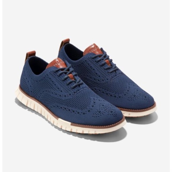 Men’s Cole Haan ZEROGRAND Remastered Stitchlite Wingtip Oxfords - Picture 1 of 13